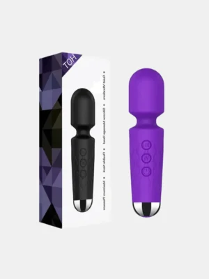 Recharchable wand vibrator